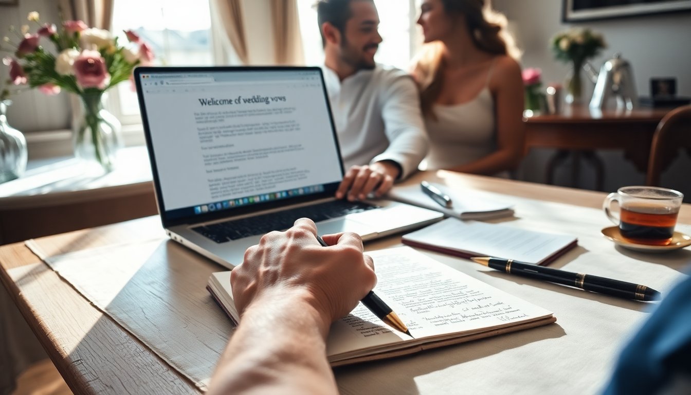 The Growing Trend of AI-Assisted Wedding Vow Creation for Couples