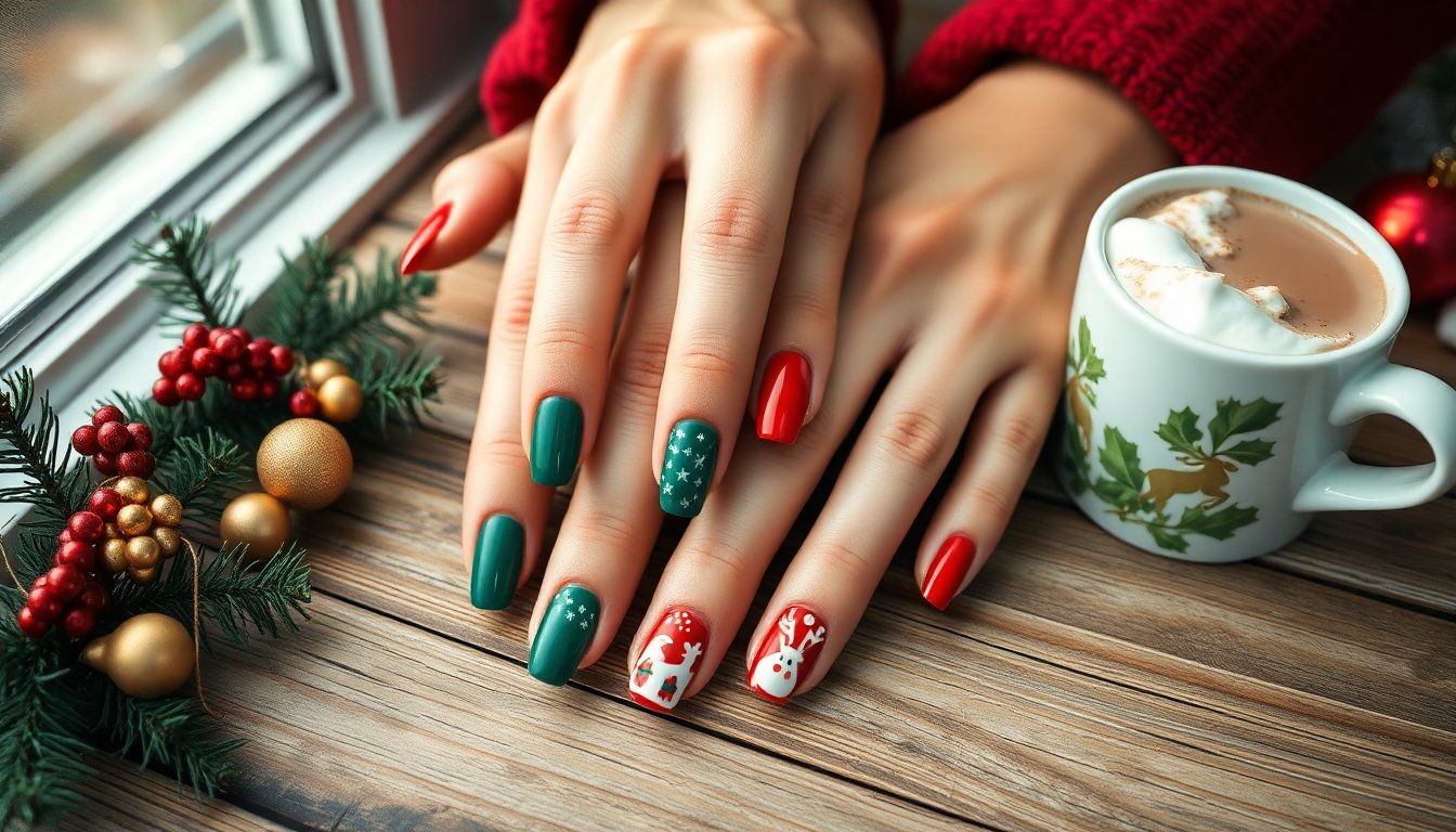 50 Festive Holiday Nail Designs to Spark Your Creativity