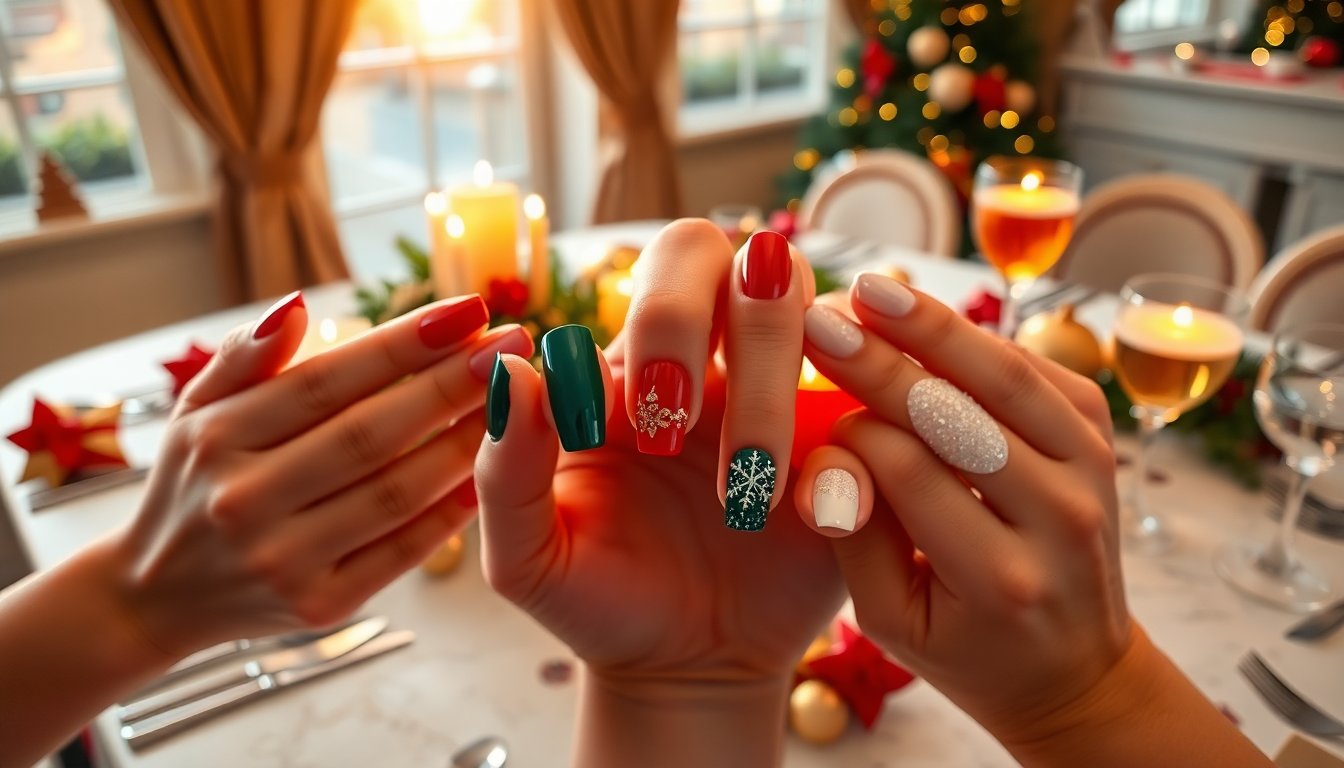 Chic Holiday Nail Designs to Elevate Your Seasonal Celebrations