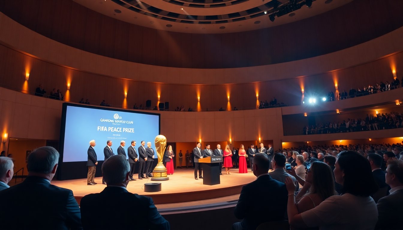Donald Trump Awarded FIFA Peace Prize at World Cup Draw Ceremony