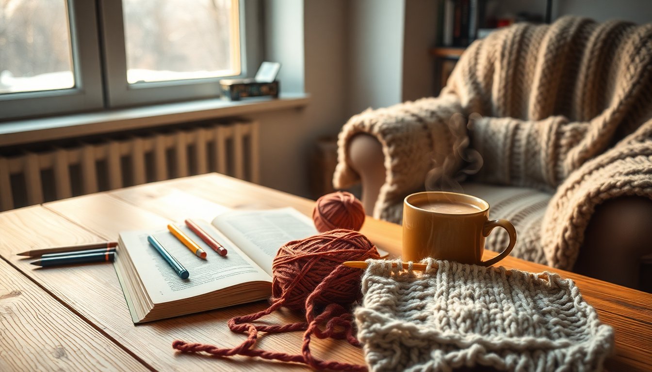 Explore seasonal hobbies that bring warmth and creativity indoors