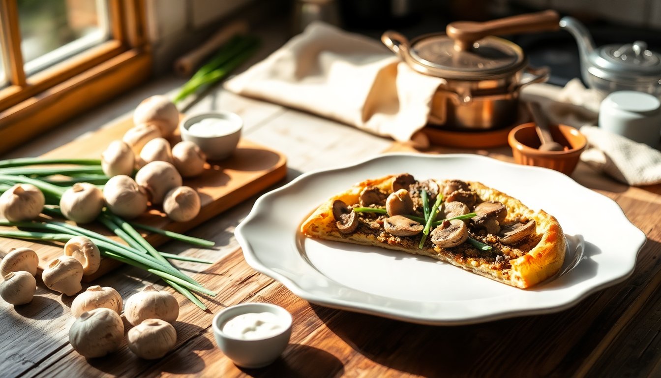 Warm Up This Winter with a Decadent Mushroom Tart Recipe