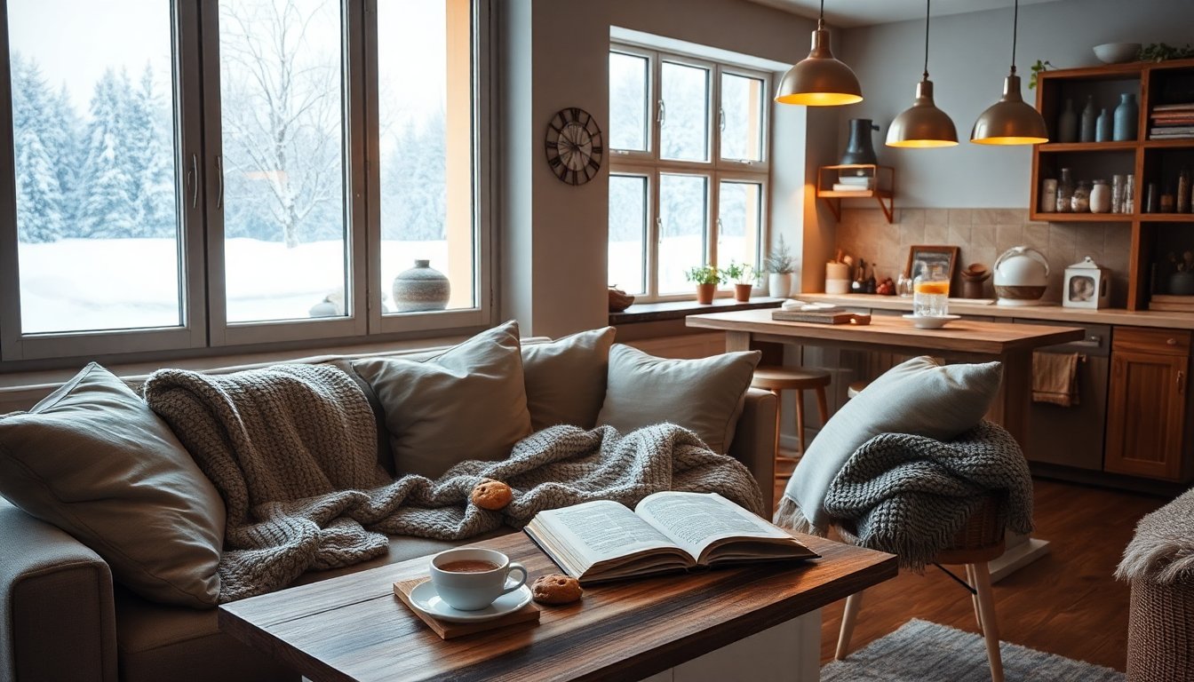 10 Tips for a Cozy Weekend at Home During a Snowstorm