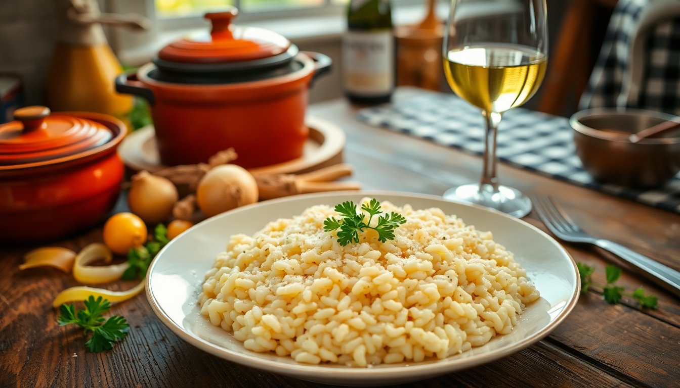 A deep dive into the tradition and technique of Italian risotto
