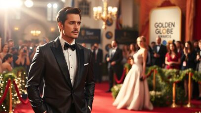 orlando blooms rare public appearance stuns at the golden globes 1768254826