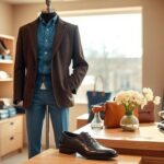 stylish ways to combine blue and brown in your wardrobe 1768566698