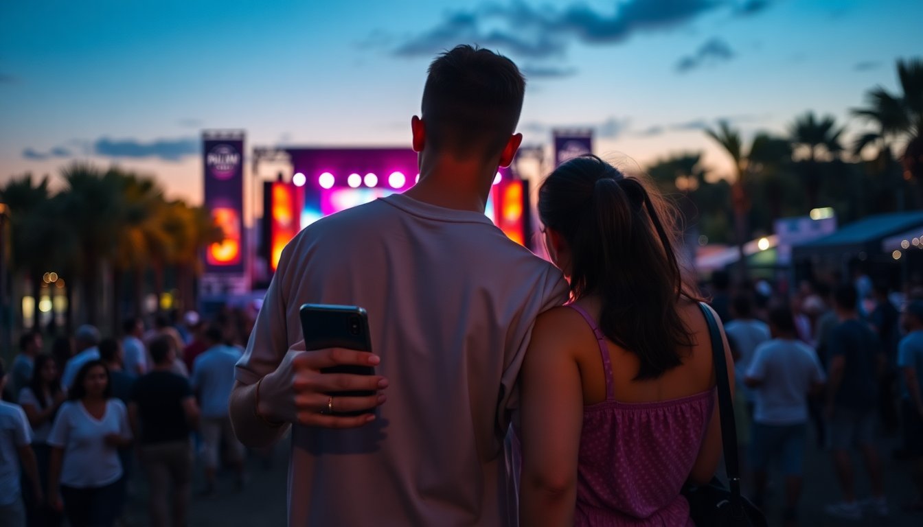 Braxton Berrios and Olivia Jade seen together at Palm Tree Festival as fans note Lori Loughlin likeness