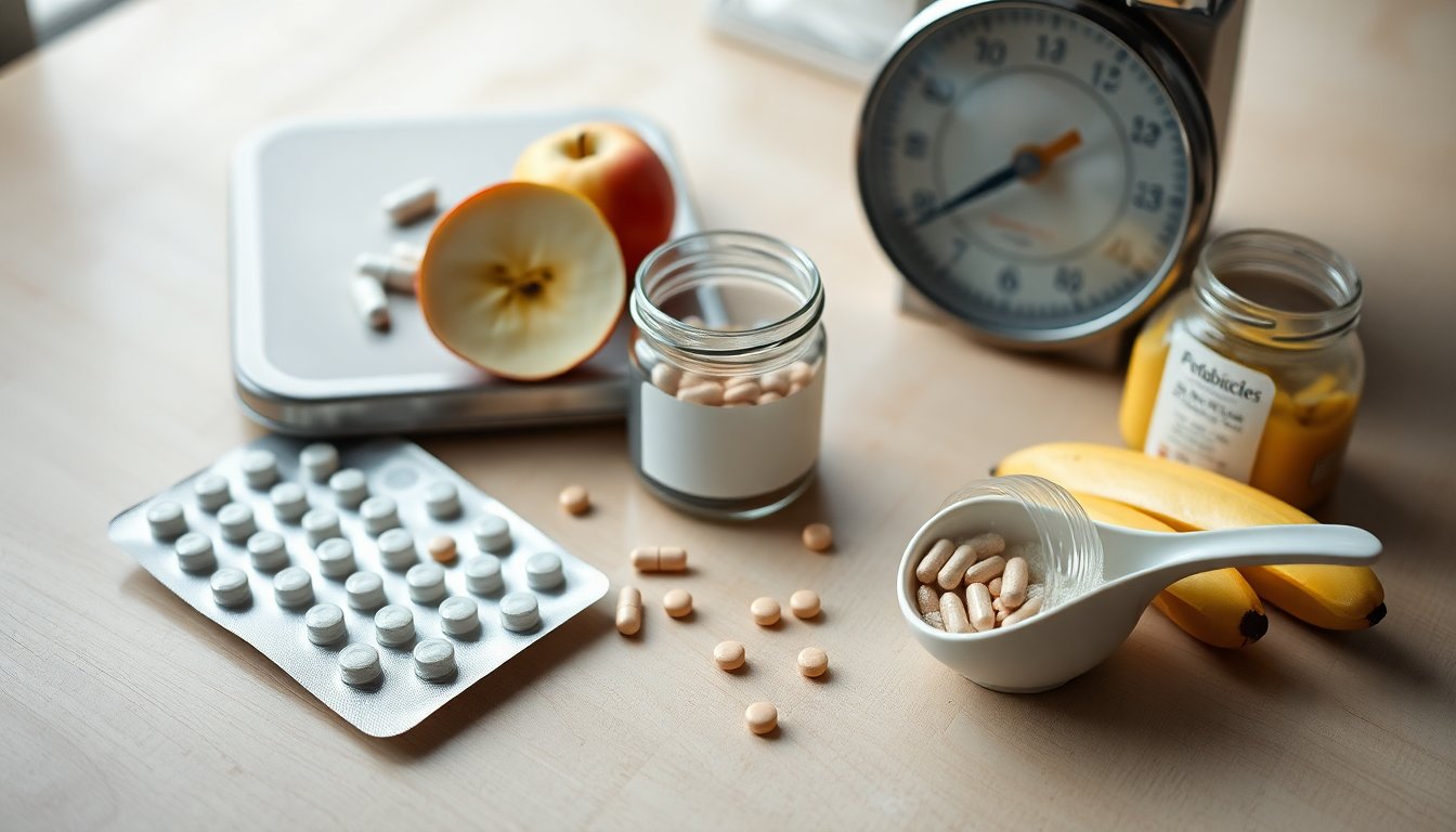 how medications and probiotics influence weight and gut health