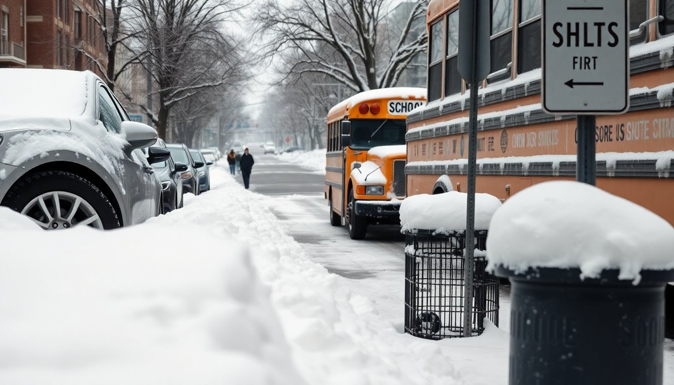 How the northeast bomb cyclone brought two feet of snow and slowed life