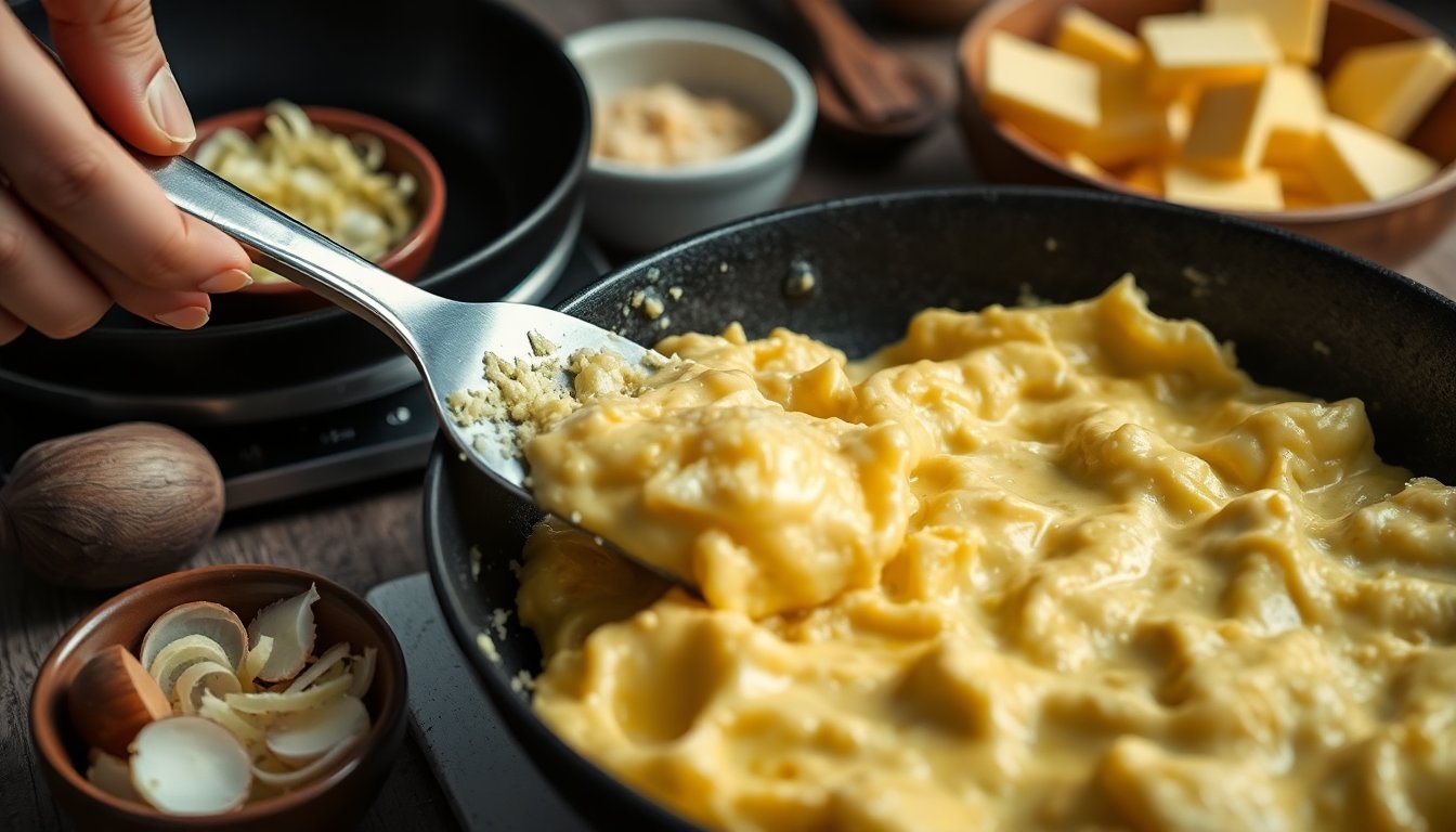 How to make the best soft scrambled eggs with Comté