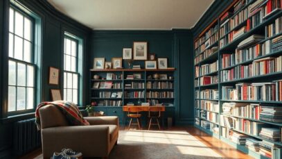 inside alison piepmeyers book filled brooklyn brownstone with dramatic paint 1772005868