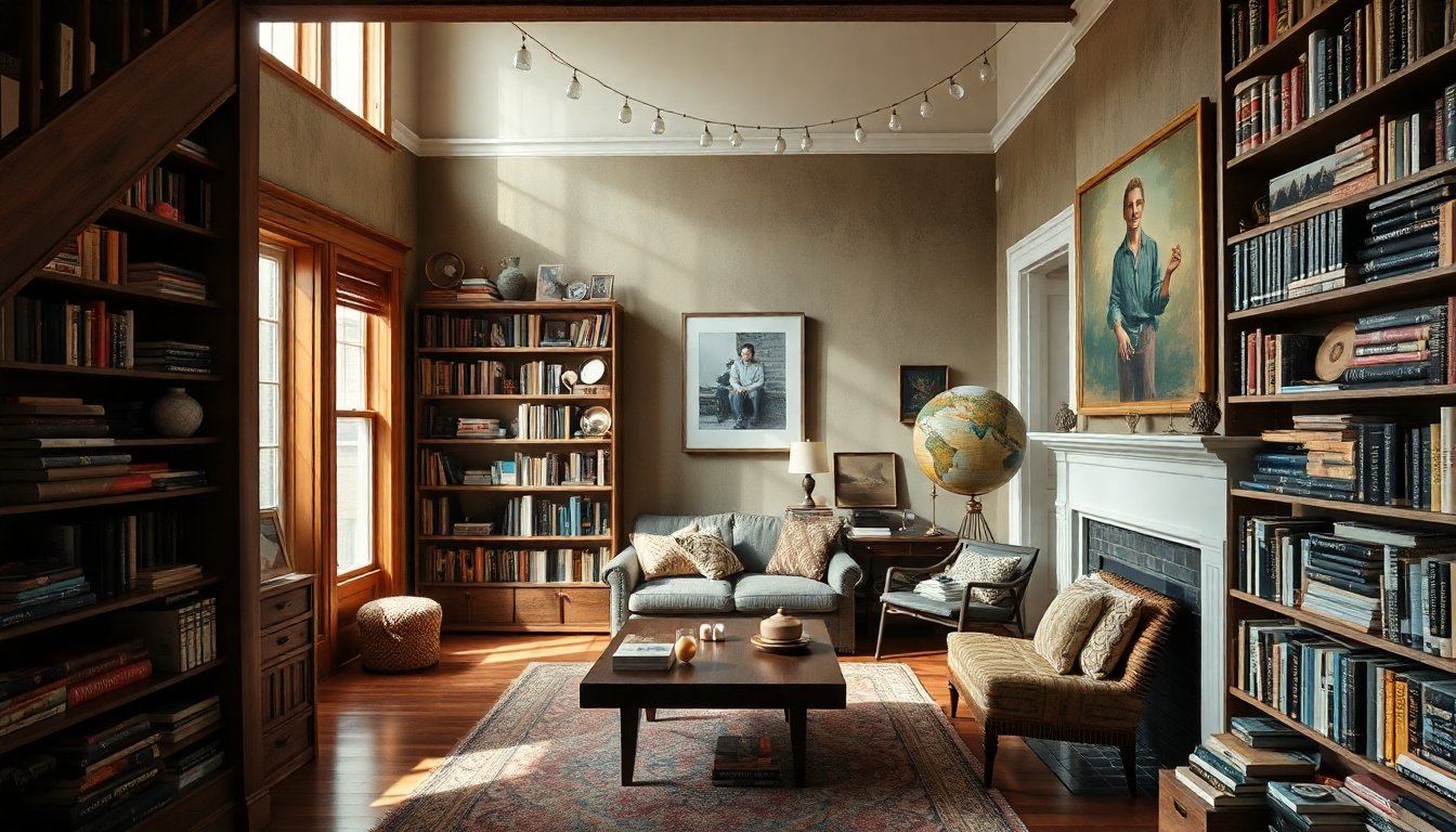 Inside Alison Piepmeyer’s Brooklyn brownstone: books, color and personal finds