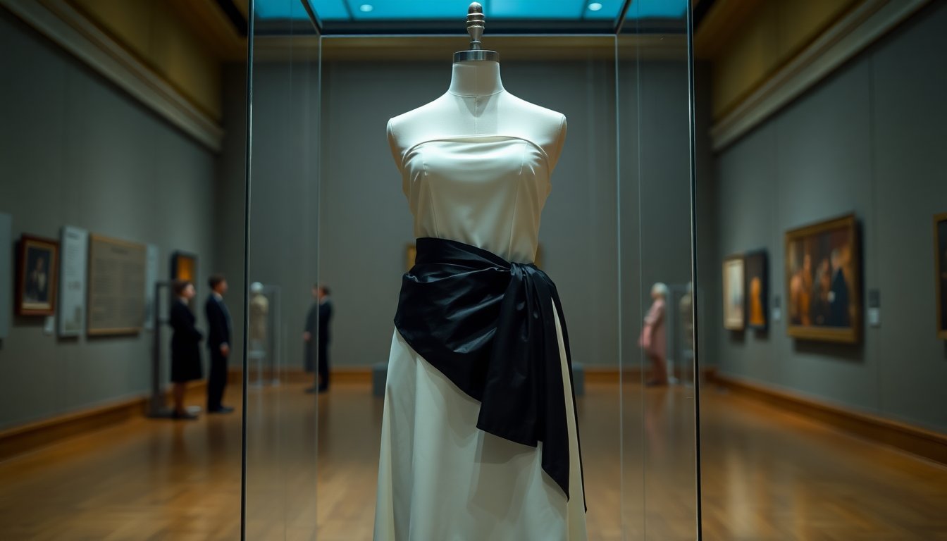 Melania Trump adds inaugural dress to Smithsonian collection and speaks on American fashion