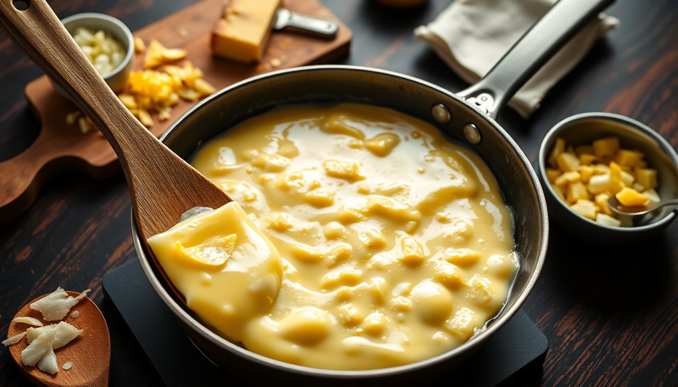Silky soft scrambled eggs with shallots and Comté from Ella Quittner