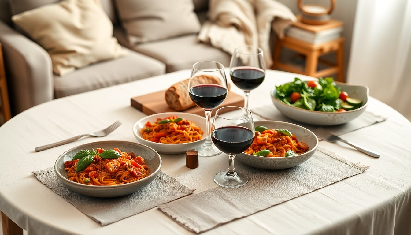 unique date ideas and at-home valentine dinners to try