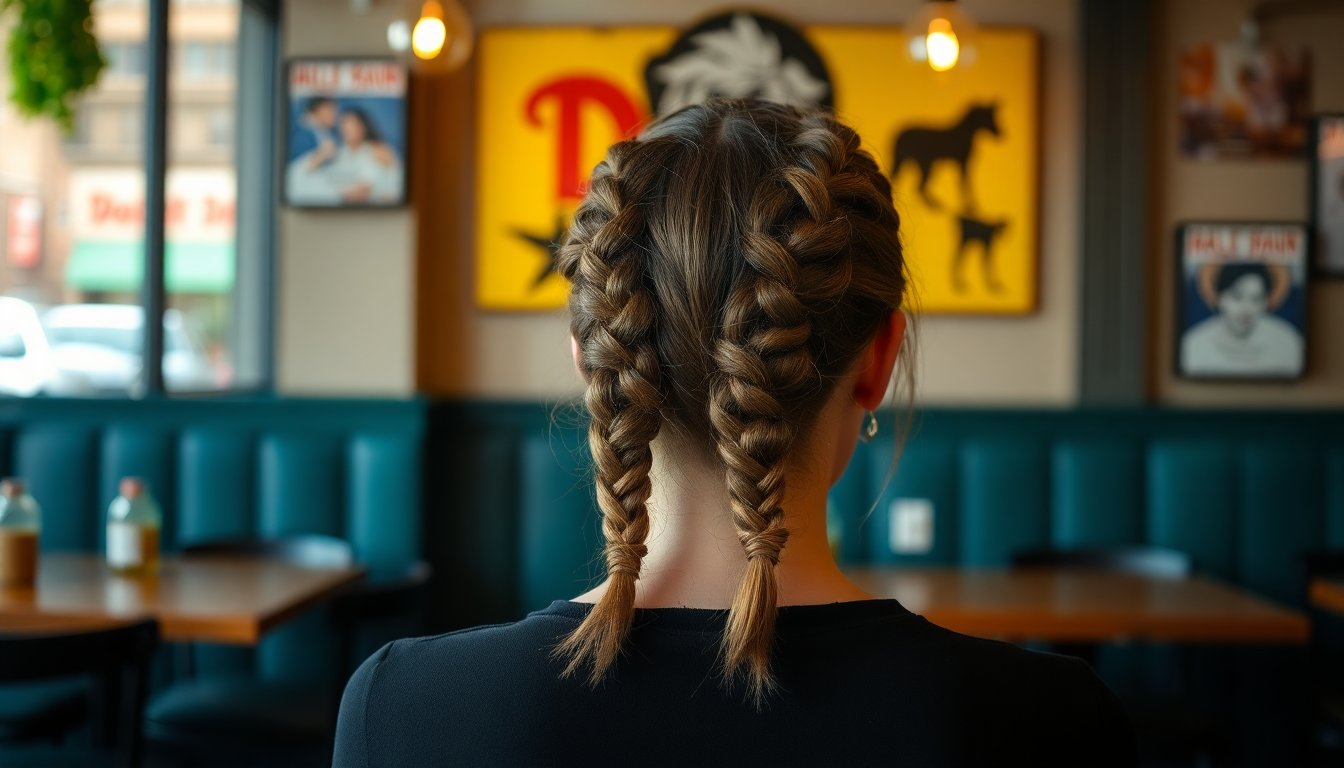 Effortless double-braid ponytail to refresh your look