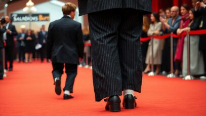 harry styless chanel suit and ballet flats steal the show at the brit awards 1772344337