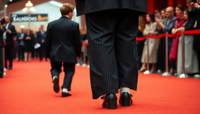 harry styless chanel suit and ballet flats steal the show at the brit awards 1772344337