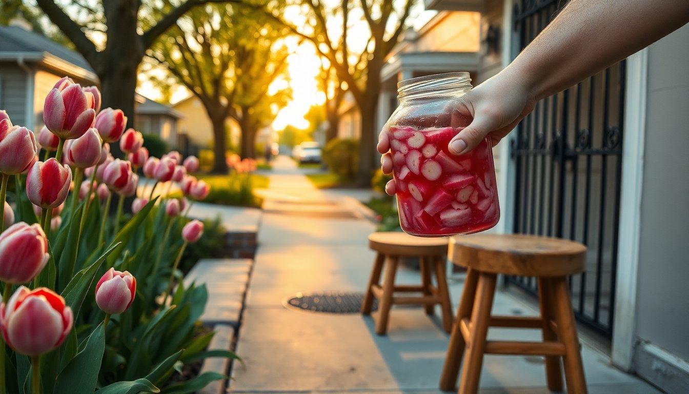 How to celebrate spring: tulips, pickled radishes and neighborhood habits