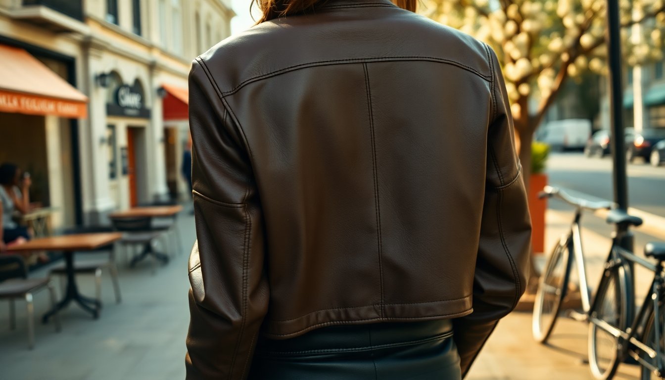 How to refresh a leather jacket and jeans outfit for spring and beyond