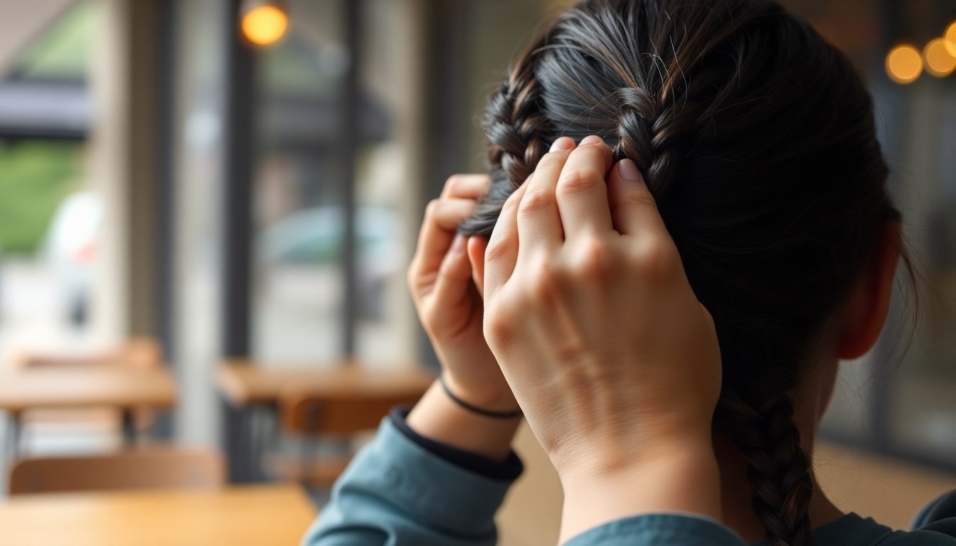 How to style a double-braid ponytail quickly and effortlessly