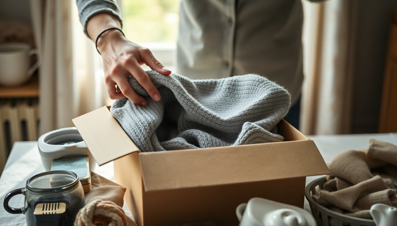 Mindful spring clean guide to declutter possessions and feelings