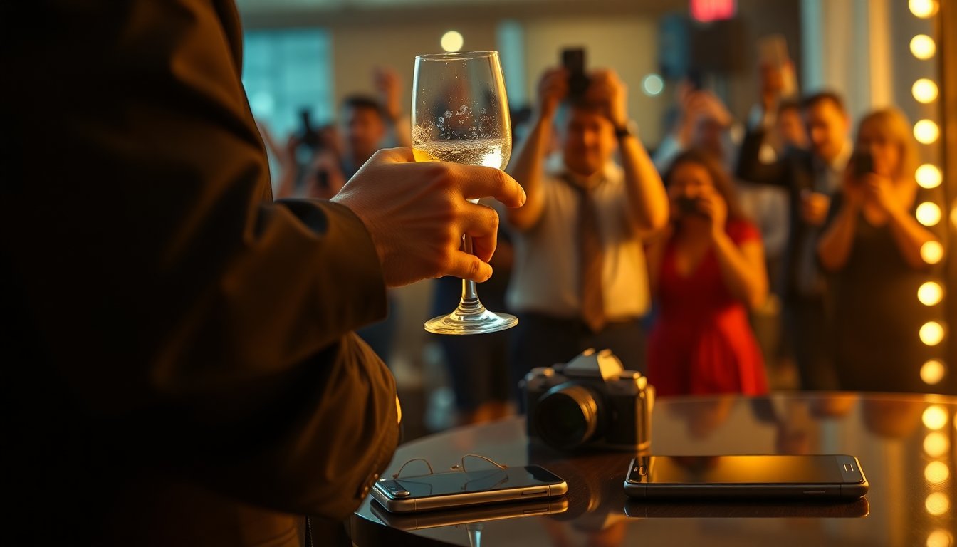 Paul Anthony Kelly and a modern Hollywood moment at the Vanity Fair Oscar party