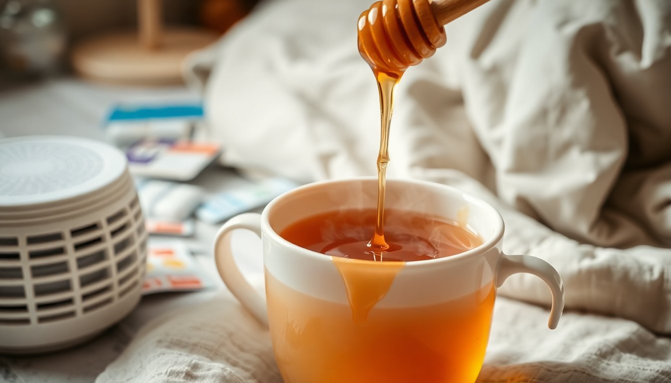 Try honey for cough relief and better sleep