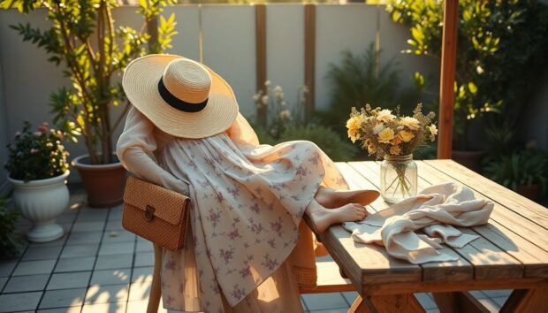 Garden party dress ideas for a 40th birthday celebration
