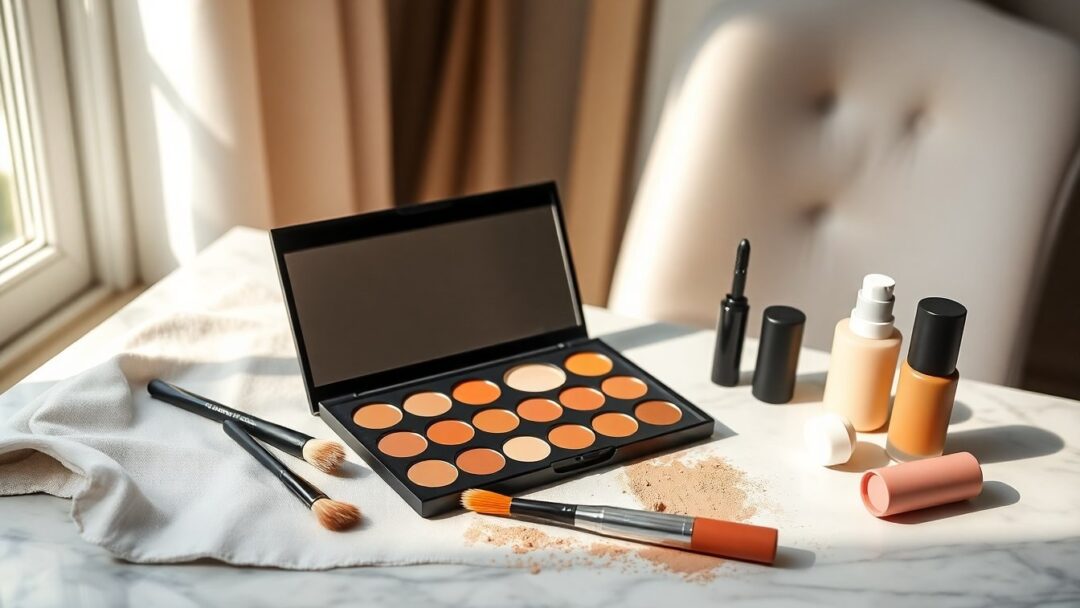 How to use a single matte palette for brows, eyes, and face