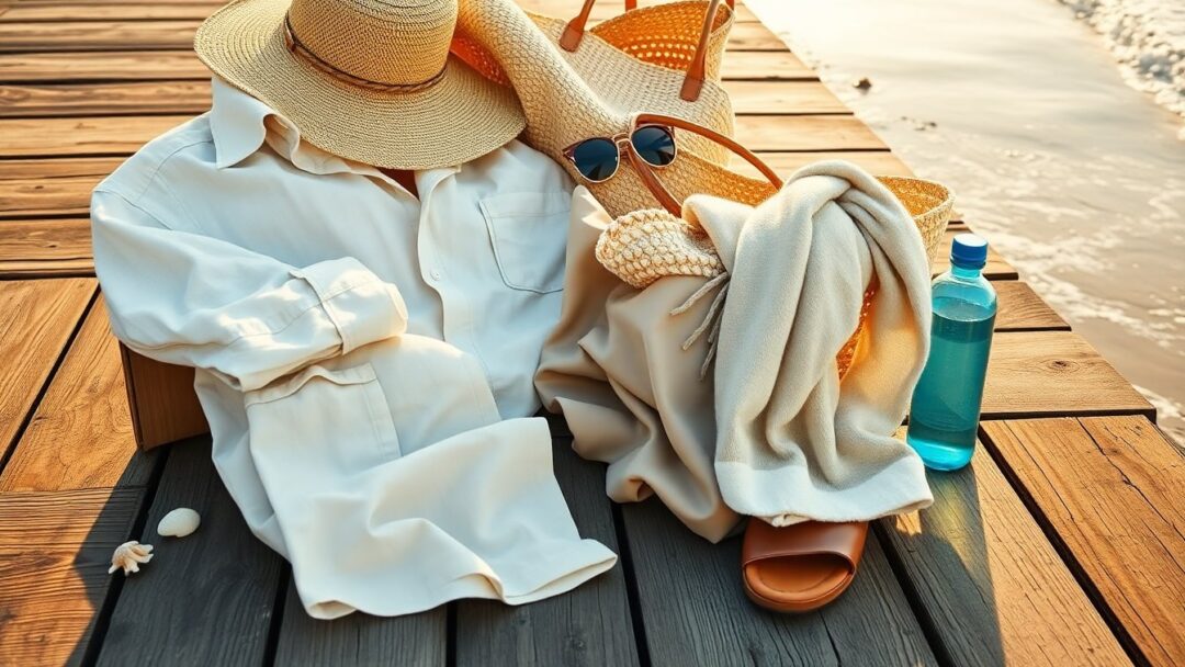 Lightweight summer outfits for parks, museums, and seaside trips