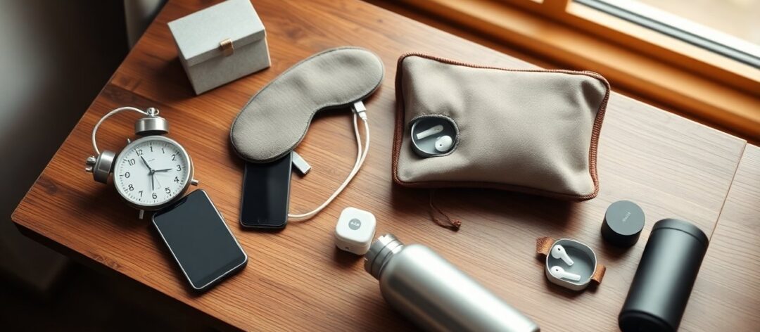 Packing list of small travel essentials to never forget