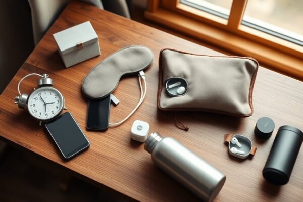 Packing list of small travel essentials to never forget