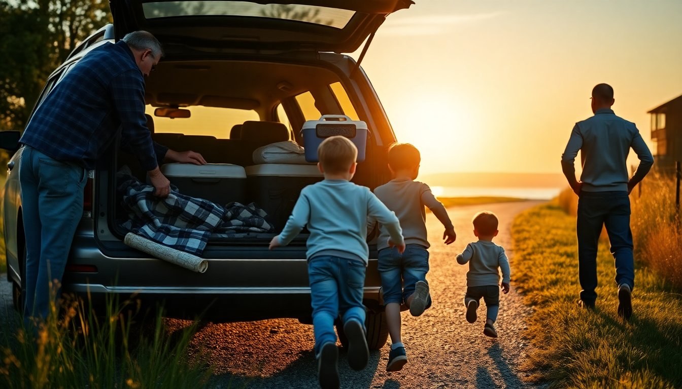 Weekend road trip ideas with kids and playlists