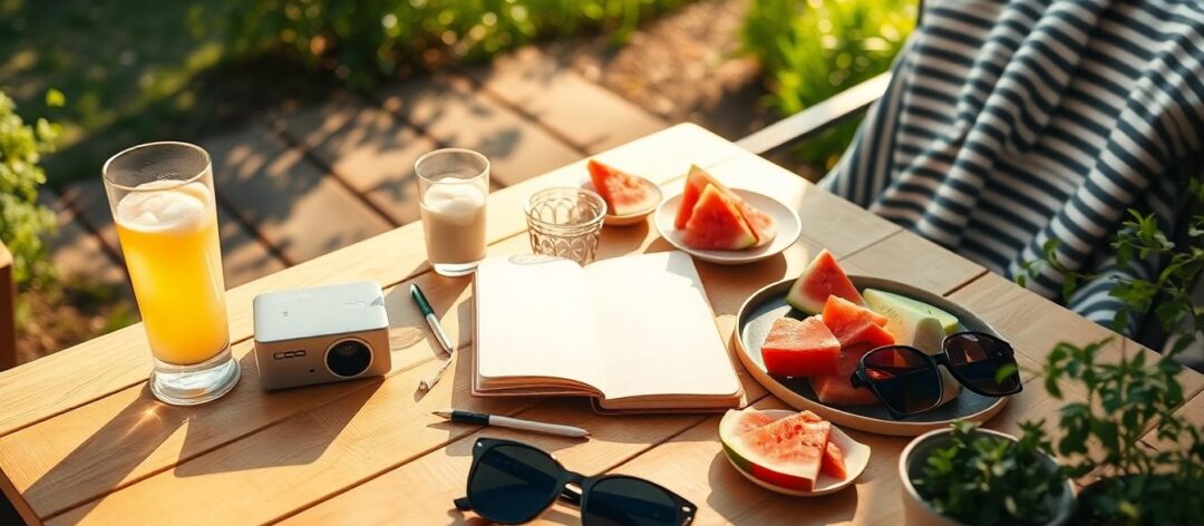 Easy summer checklist for slow days and small joys
