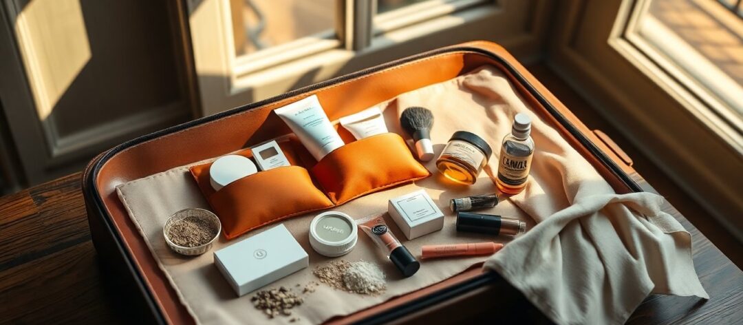 Essential beauty products for travel in style