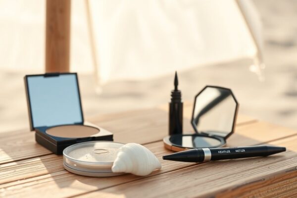 Heat-resistant summer makeup for long-lasting beauty