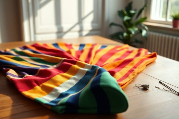 Summer 2026 fashion trend: colorful striped trousers