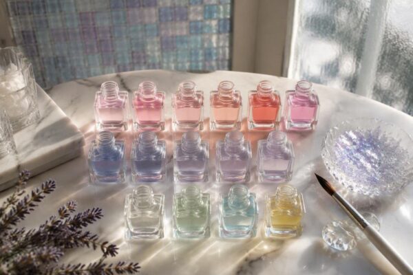 Achieving a polished, barely-there manicure with sheer tints and optical brighteners