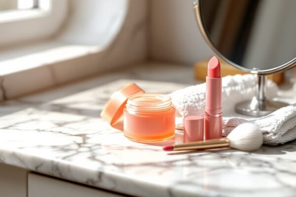 Achieving a soft-focus matte lip with k-beauty techniques