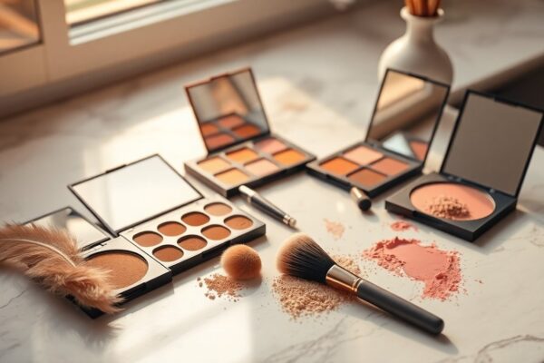 Achieving natural warmth with bronzer and blush technique