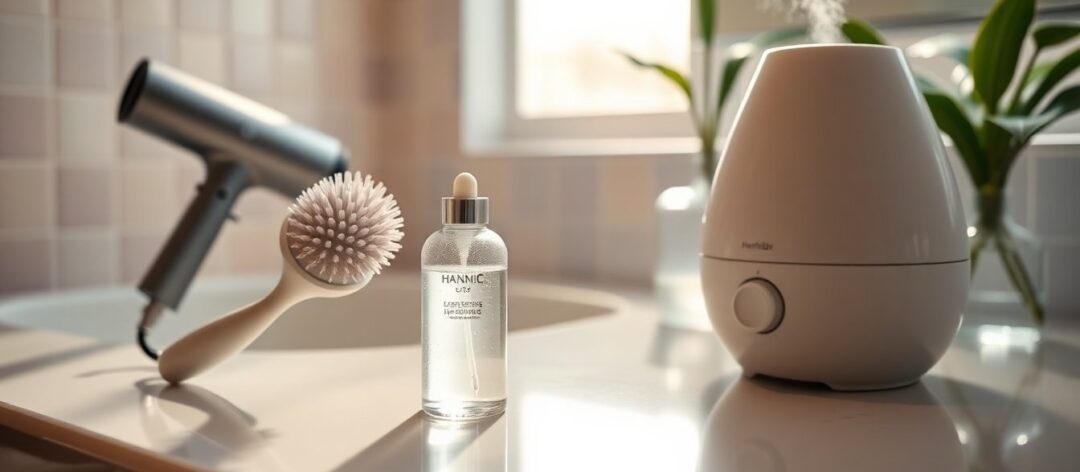 Achieving smooth and frizz free hair in humid environments