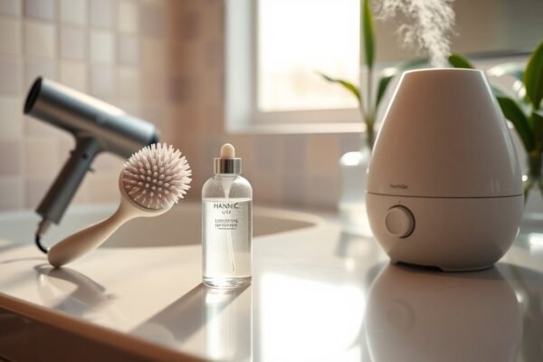 Achieving smooth and frizz free hair in humid environments