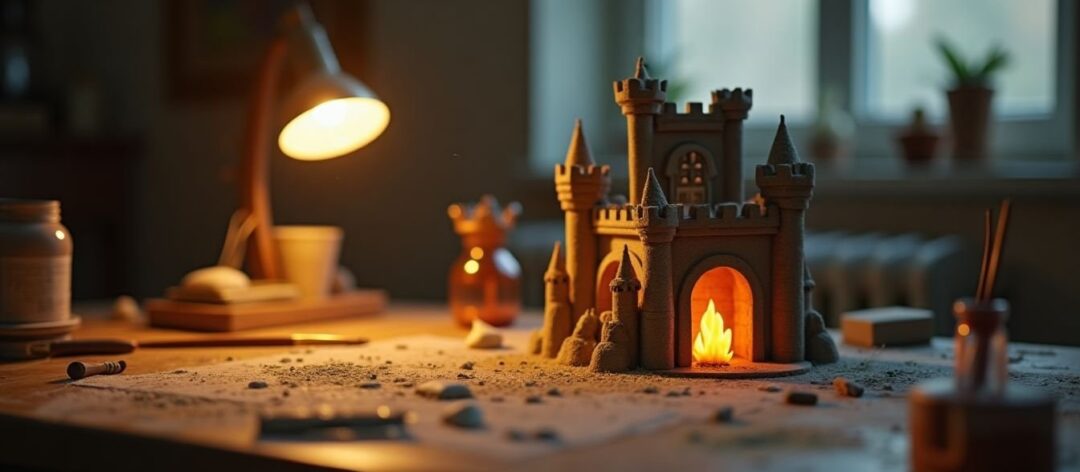 Discovering serenity through tiny worlds and small-scale crafting
