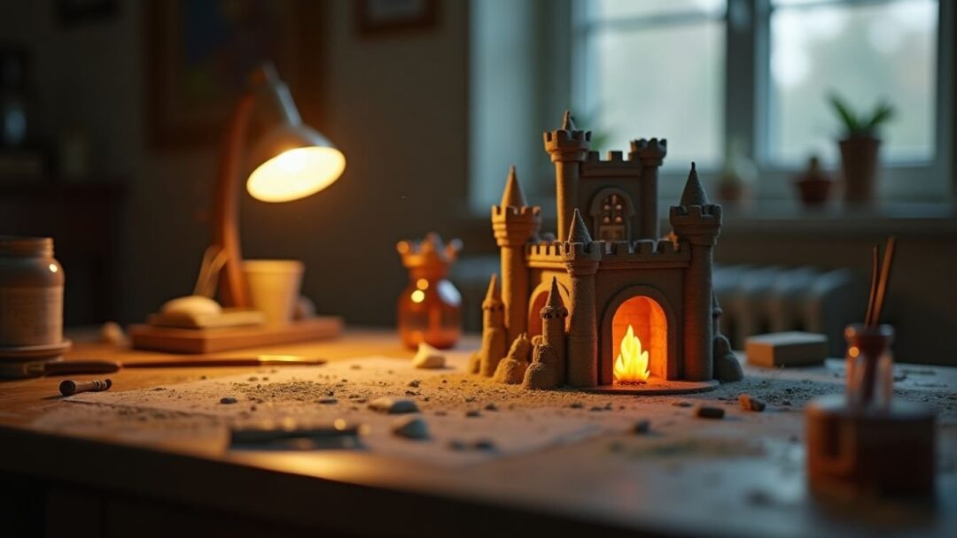 Discovering serenity through tiny worlds and small-scale crafting