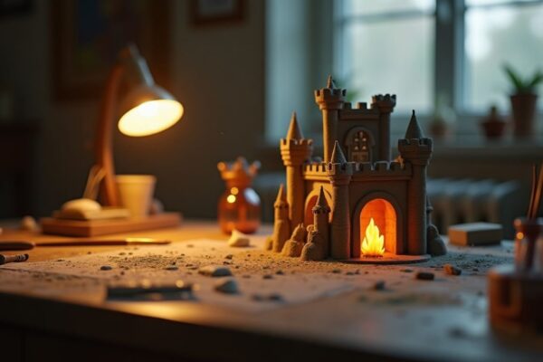 Discovering serenity through tiny worlds and small-scale crafting