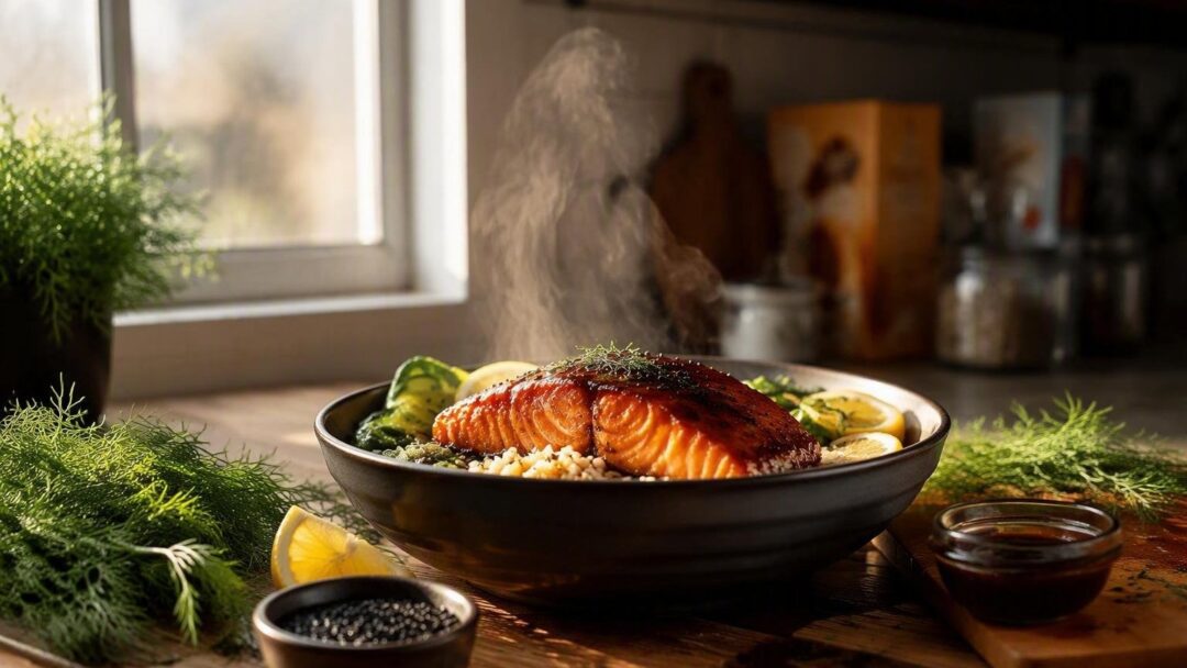 Grilled maple-soy salmon bowls: a flavorful solution to a smelly problem