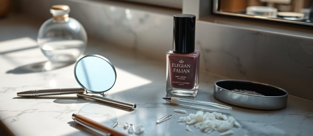 Italian manicure technique for short nail care