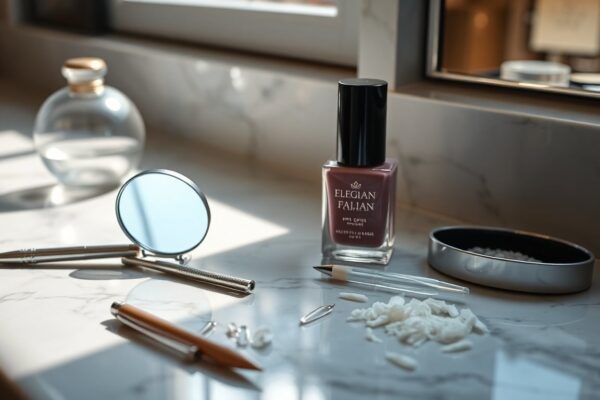 Italian manicure technique for short nail care