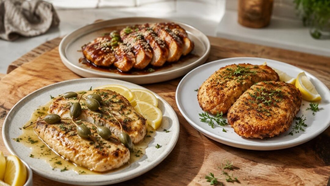 Three Inspiring Recipes for Chicken Breasts from Renowned Chefs